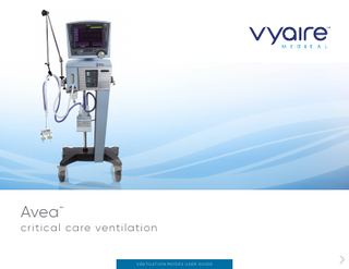 Avea Ventilator Operators Manual Ver A Feb 2018