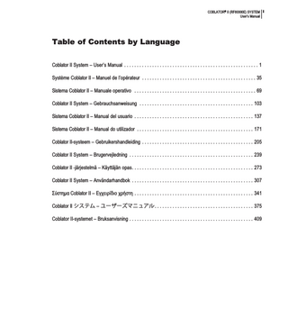 Coblator II System (RF80000E) Users Manual Rev A July 2010