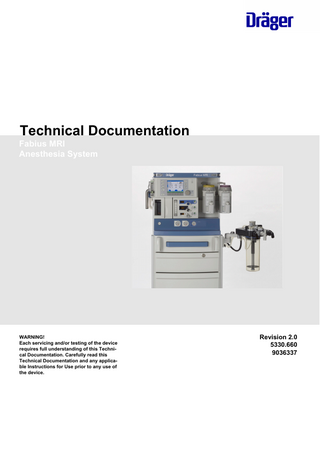 Fabius MRI Technical Documentation Rev 2.0