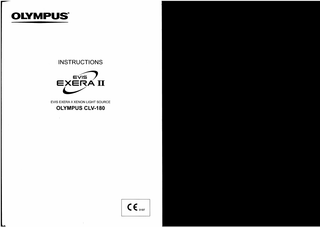 CLV-180 EVIS EXERA II XENON LIGHT SOURCE  Instructions March 2010