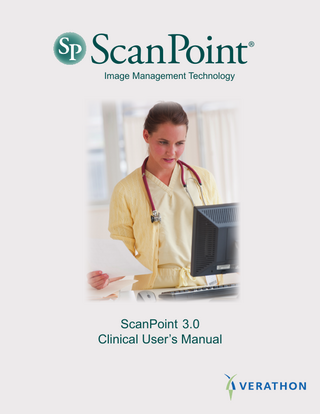 ScanPoint 3.0 Clinical Users Manual