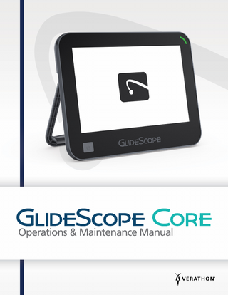 GlideScope Core Operations and Maintenance Manual Dec 2016