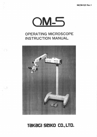 OM-5 Series Instruction Manual Rev. 1 March 2017