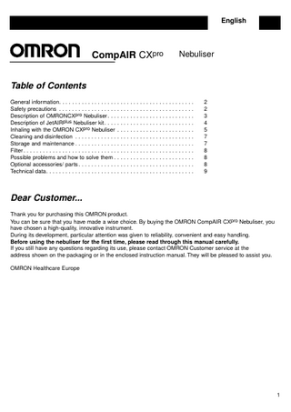 CompAIR CXpro Instruction Manual