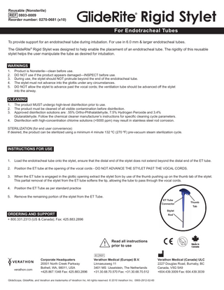 GlideRite Rigid Stylet Guide