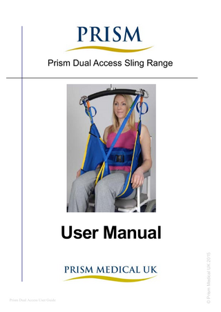 Prism Dual Access Sling Range User Manual Rev 6 April 2015