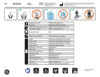 S4-10-D Probe Care Card