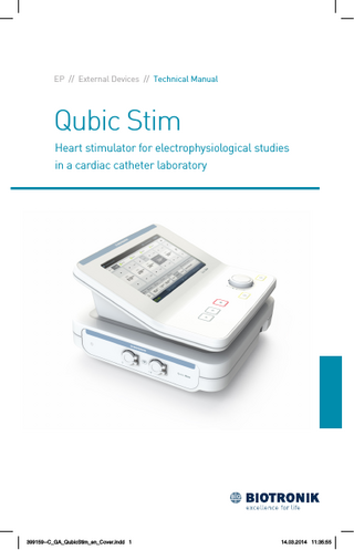 Qubic Stim Technical Manual Rev C March 2014