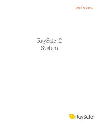 USER MANUAL  RaySafe i2 System  