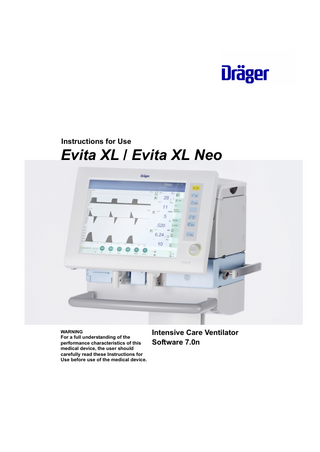 Evita XL and Evita XL Neo Instructions for Use Sw 7.0n 2nd edition Sept 2010