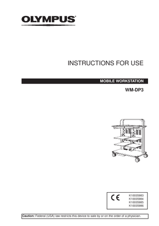 WM-DP3 MOBILE WORKSTATION Instructions for Use Aug 2020