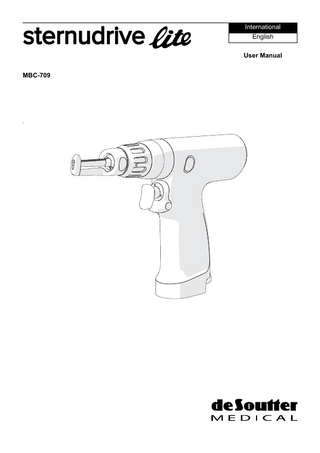 International English User Manual MBC-709  .  