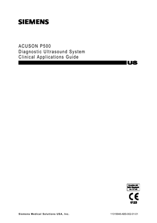 ACUSON P500 Clinical Applications Guide Ver VB10 Feb 2017