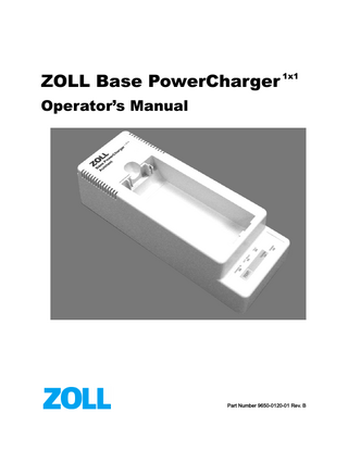 Base PowerCharge 1x1 Operators Manual Rev B