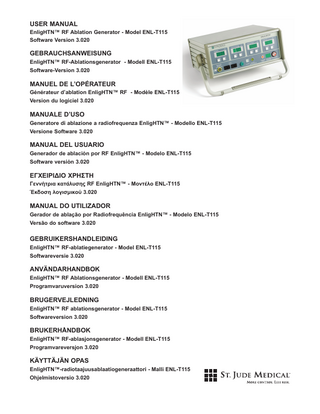 EnligHTN Model ENL-T115 User Manual sw ver 3.020