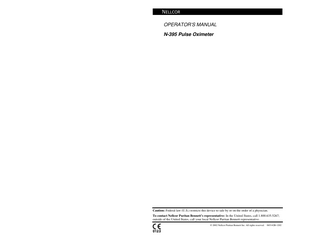 N-395 Operators Manual Dec 2002