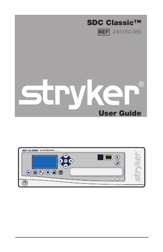 SDC Classic Ref0240-050-989 User Guide Rev E Feb 2016