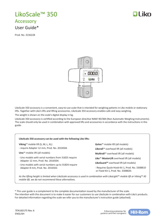 LikoScale 350 User Guide Rev 6