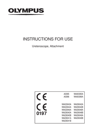 Ureteroscope Attachment Instructions for Use