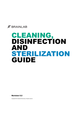 CLEANING, DISINFECTION-and-STERILIZATION-GUIDE Rev 5.2 2016