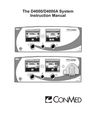 D4000 and D4000A Instruction Manual Rev AA