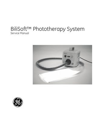 Table of Contents  About this Manual...v Conventions... v Repair Policy ... v  Important Safety Information...vii Warnings... vii Service Language Disclaimer... vii Cautions...xv Symbol Definitions...xvi  Chapter 1: Functional Description... 1 Chapter 2: Components and User Controls... 3 BiliSoft Light Box...3 BiliSoft Fiberoptic Light Pad Assembly...4 Soft Cover Options (Disposables)...5  Chapter 3: Troubleshooting... 7 Troubleshooting Guide...7  Chapter 4: Replacement/Checkout Procedures... 11 Fuse Replacement... 11 LED Module Replacement... 12 Air Filter Cleaning/Replacement... 13 Accessing/Replacing Other Internal Components... 14 Checkout Procedures... 14 Electrical Safety Checkout Procedure... 15 Light Intensity Checkout Procedure... 15 Labels Checkout Procedure... 16  iii  