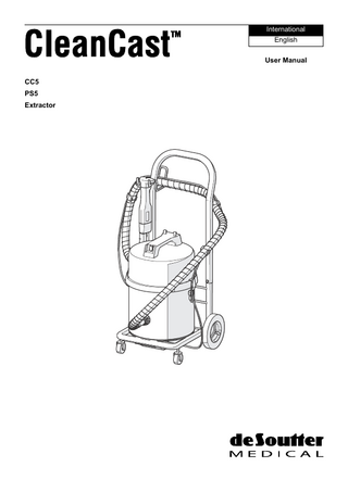 CC5 and PS5 CleanCast User Manual