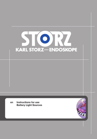 IFU Battery Light Sources Instructions For Use