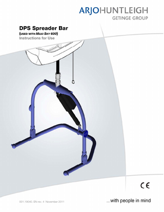 Maxi Sky 600 DPS Spreader Bar Instructions for Use Rev 4 Nov 2011