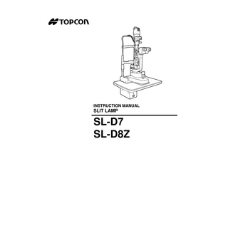 SL-D7 and SL-D8Z Instruction Manual ver Feb 2004