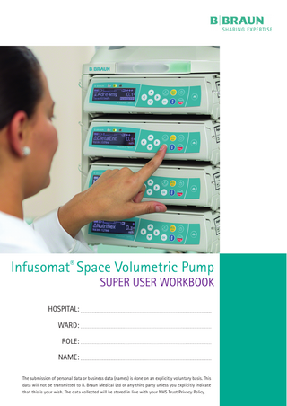 Infusomat Space Super User Workbook Oct 2020