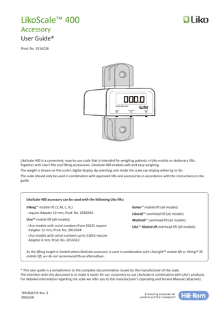 LikoScale 400 User Guide Rev 2