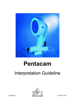 Pentacam Interpretation Guideline Nov 2005