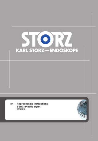 BERCI Plastic stylet Reprocessing Instructions