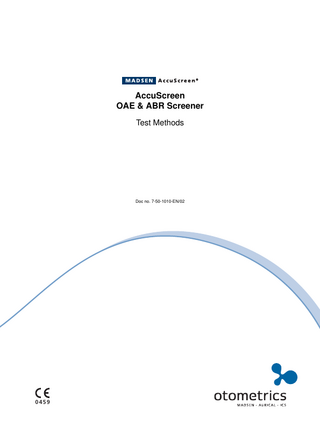 MADSEN AccuScreen OAE and ABR Screener Test Methods Rev 02