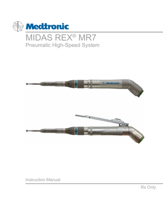 MR7 Pneumatic High-Speed System Instruction Manual May 2016