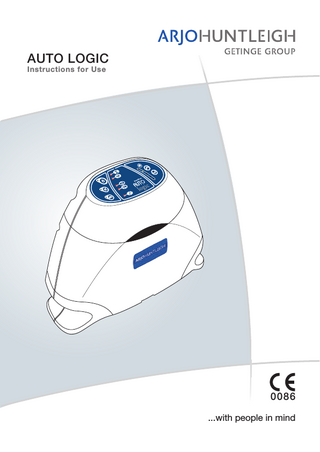 ARJOHUNTLEIGH AUTO LOGIC Instructions for Use