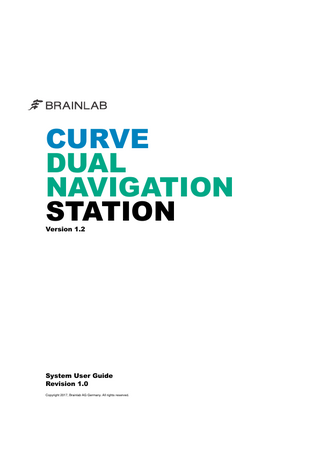 CURVE DUAL NAVIGATION STATION System User Guide Rev 1.2