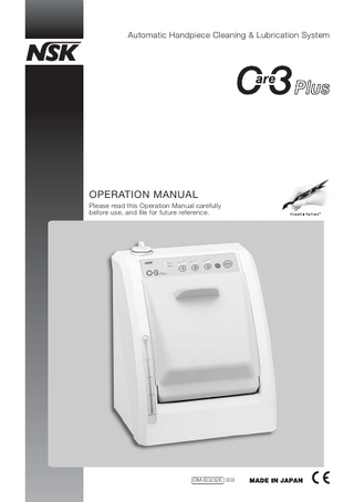 CARE 3 Plus Operation Manual