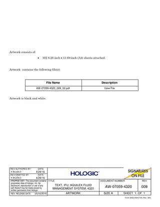 Aquilex Fluid Control Unit Instructions for Use Rev 009 April 2016