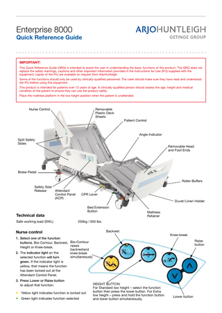 Enterprise 8000 Quick Reference Guide Dec 2012