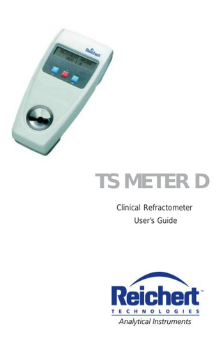 TS Meter D User Guide Rev G
