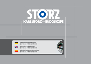 GEBRAUCHSANWEISUNG 20 7114 20 UNIDRIVE® ECO INSTRUCTION MANUAL 20 7114 20 UNIDRIVE® ECO MANUAL DE INSTRUCCIONES 20 7114 20 UNIDRIVE® ECO  