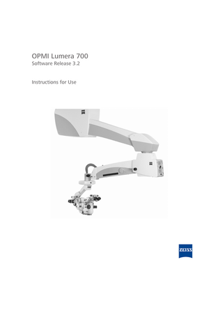 OPMI Lumera 700 Instructions for Use Sw Ver 3.2 Sept 2020