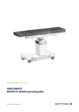 MEERA CL 7000.01B0-F0 Instructions for Use April 2020