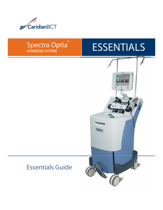 Spectra Optia Essentials Guide