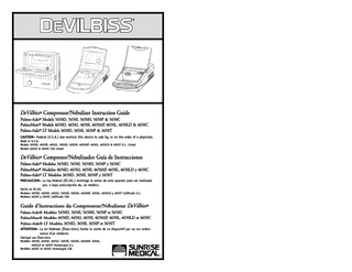 Pulmo-Aide 5650 Series - LT3650 Series and PuloMate 4650 Series Instruction Guide Rev D