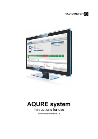 Introduction  AQURE system instructions for use  Symbol and text buttons  Function Goes to the next help page Prints the current help page Opens the pdf version of the manual  Contents  Shows the Table of Contents  Index  Shows the Index  Search  Shows the Search function  Intended use For in vitro diagnostic use. The AQURE system is intended to let you manage analytical devices and operator profiles. The user can associate patient data with test data. The system shows test results. The system receives data from connected devices at the point-of-care or laboratory. It can send test results to the HIS/LIS. The system lets you send commands to selected devices. The system uses data related to the performance of devices, to tell users of issues to be managed. The AQURE system is intended for professional use.  Hazards A hazard symbol shows which instructions an operator must obey to prevent risk to persons or equipment. There are two types of hazard.  Hazard type  2  Hazard symbol  Risk  WARNING  Death or injury to persons  CAUTION  Equipment damage  