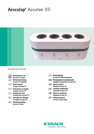 Acculan 3Ti charger GA677 Instructions for Use V6 May 2012