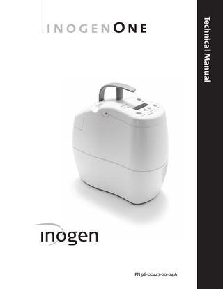 Inogen One G3 Technical Manual Rev A